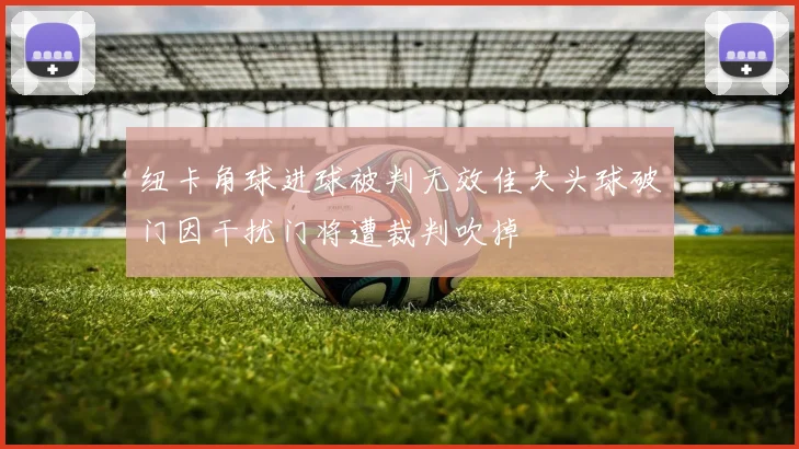 纽卡角球进球被判无效佳夫头球破门因干扰门将遭裁判吹掉